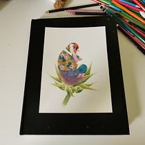 Il mio progetto del corso: Tecniche di illustrazione per sbloccare la tua creatività. Design, Traditional illustration, Fine Arts, Painting, Creativit, Creating with Kids, and Sketchbook project by Lucia Cardillo - 09.22.2021
