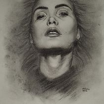 My project in Artistic Charcoal Portraiture: Creating Atmosphere course Ein Projekt aus dem Bereich Traditionelle Illustration, Zeichnung, Porträtzeichnung, Realistische Zeichnung und Artistische Zeichnung von Brigitte Tolosa - 22.09.2021