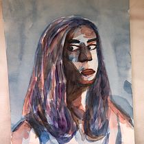 Mi projecto . Fine Arts, Painting, Watercolor Painting, and Portrait Drawing project by dannyboy2021 - 09.22.2021