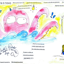 Meu projeto do curso: Introdução à ilustração infantil. Traditional illustration, Fine Arts, Painting, Pencil Drawing, Drawing, Watercolor Painting, Children's Illustration, and Narrative project by Cibele Barzaghi Toloi - 09.22.2021