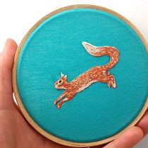 Meu projeto do curso: Bordado needle painting: recrie a beleza da vida selvagem. Un progetto di Ricamo e Illustrazione tradizionale di Cibele Barzaghi Toloi - 22.09.2021