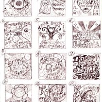 My project in The Art of Record Covers: Illustration Meets Lettering course. Projekt z dziedziny Trad, c, jna ilustracja, Projektowanie graficzne,  Kaligrafia, T i pografia użytkownika Irina Baryshnikova - 22.09.2021