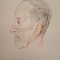 Mi Proyecto del curso: Cuaderno de retratos en acuarela. Painting, Watercolor Painting, Portrait Drawing, and Sketchbook project by Adriana - 09.22.2021
