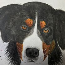 Mi Proyecto del curso: Retratos expresivos de animales en acuarela. Un projet de Illustration traditionnelle, Aquarelle, Dessin réaliste et Illustration naturaliste de Elizabeth Posada - 16.09.2021