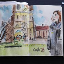 My project in Artistic Watercolor Sketching: Dare to Express Your Ideas course. Traditional illustration, Sketching, Creativit, Drawing, Watercolor Painting, and Sketchbook project by jesseanneb - 09.23.2021