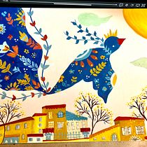 My project in Painting with Gouache: Create Poetic Illustrations course. Traditional illustration, Fine Arts, Painting, Artistic Drawing, Gouache Painting, and Design project by Sallie Hunter - 09.15.2021