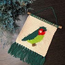 My project in Intarsia Crochet: Craft Your Own Tapestry course. Decoration, Fiber Arts, DIY, and Crochet project by Vicky Wu - 09.20.2021