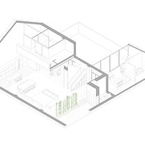 Proyecto de reforma interior en casa-estudio en una antigua nave industrial . Un projet de Architecture d'intérieur, Design d'intérieur , et Décoration d'intérieur de Iván Expósito Rausell - 26.09.2021