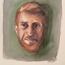 Mein Kursprojekt: Artistische Aquarellporträts. Fine Arts, Watercolor Painting, and Portrait Drawing project by ajnat - 09.24.2021