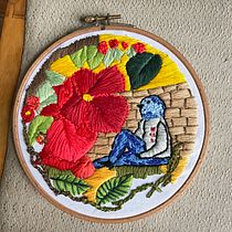 My project in Introduction to Botanical Embroidery course. Projekt z dziedziny  Haft użytkownika sego_go - 24.09.2021