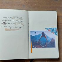 Mi Proyecto del curso: Cuaderno artístico-Viaje en el tiempo. Fine Arts, Creativit, Drawing, and Sketchbook project by Brigitte B. - 09.24.2021