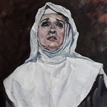 Mi Proyecto del curso: Retrato expresivo al óleo: explora la técnica alla prima. Fine Arts, Painting, and Oil Painting project by Jose Puyelli - 09.24.2021