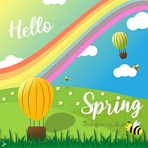 Mi Proyecto del curso: Hello Spring. Traditional illustration, and Digital Illustration project by avejarano - 09.24.2021