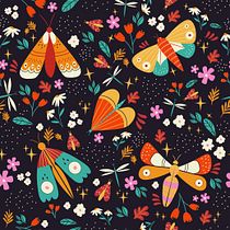 Mi Proyecto del curso: Ilustración vectorial de patrones desde cero Ein Projekt aus dem Bereich Design, Traditionelle Illustration, Musterdesign und Prägung von Laura Galarraga - 25.09.2021
