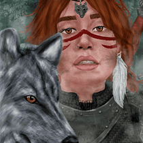 Meu projeto do curso: Retrato digital no Photoshop com um toque de fantasia. Traditional illustration, Drawing, Digital Illustration, Portrait Drawing, Digital Drawing, and Digital Painting project by Laiz Botelho - 09.24.2021