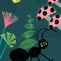 Meu projeto do curso: Ilustração e colagem digital para contos infantis. Un proyecto de Diseño, Ilustración tradicional, Collage, Ilustración digital, Ilustración infantil y Diseño digital de Larissa Pasqualotto Scopel - 25.09.2021