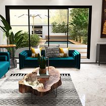 Mi Proyecto del curso: Iniciación al diseño de interiores es casa de playa !. Un projet de Architecture d'intérieur, Design d'intérieur, Décoration, Décoration d'intérieur , et Retail design de Priscila Mendoza Aguilar - 25.09.2021