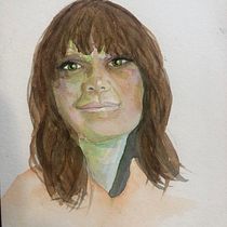 My project in Artistic Portrait with Watercolors course. Fine Arts, Painting, Watercolor Painting, and Portrait Drawing project by bobbileewilson - 09.26.2021