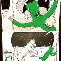 El lobo y la siete cabritillas - Proyecto del curso: Técnicas narrativas para historias ilustradas. Un progetto di Illustrazione tradizionale, Pittura ad acquerello, Stor, telling, Stor, board, Illustrazione infantile e Narrativa di marcmarc - 26.09.2021