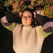 Mi Proyecto del curso: Crochet: crea prendas con una sola aguja. Design de moda, DIY, Crochê, Tecido, e Design têxtil projeto de Paola Ramirez - 28.09.2021