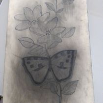 Mi Proyecto del curso: Tatuaje botánico con puntillismo. Projekt z dziedziny Projektowanie tatuaż, Trad, c, jna ilustracja, R i sunek botaniczn użytkownika Toñi Segado Carmona - 27.09.2021
