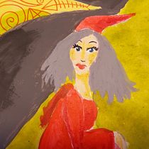 Mon projet du cours : Illustration à l'acrylique : créez des univers magiques. Traditional illustration, Painting, Creativit, Acr, and lic Painting project by alphonsemeylan - 10.28.2021