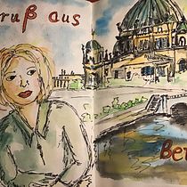 Mein Kursprojekt: Aquarellsketching: Drück deine Ideen aus . Traditional illustration, Sketching, Creativit, Drawing, Watercolor Painting, and Sketchbook project by Moni - 09.27.2021