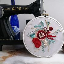 Mi Proyecto del curso: Técnicas avanzadas de bordado: puntadas y composiciones con volumen. Bordado projeto de solsanemeterio - 27.09.2021