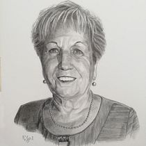Ella es la artista. Traditional illustration, Fine Arts, Sketching, Pencil Drawing, Drawing, Portrait Drawing, Realistic Drawing, Artistic Drawing, and Figure Drawing project by Esperanza Martínez Montes - 09.27.2021