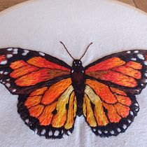 Mi Proyecto del curso: Técnicas de bordado realista. Embroider, and Traditional illustration project by Mayri Gallegos - 09.22.2021