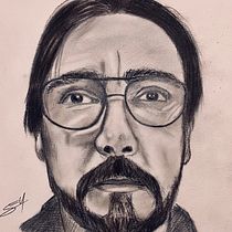 Mi Proyecto del curso:  Dibujo de retrato artístico: captura expresiones auténticas. Un projet de Illustration traditionnelle, Beaux Arts, Esquisse , Dessin au cra, on, Dessin, Dessin de portrait, Dessin réaliste, Dessin artistique , et Dessin anatomique de Igor Seva Conde - 27.09.2021