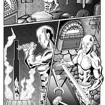 Meu projeto do curso: Técnicas de arte-final para quadrinhos e ilustração. Traditional illustration, Fine Arts, Painting, Comic & Ink Illustration project by Bernardo Pulgatti - 09.28.2021