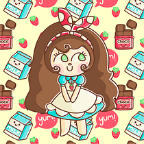 Meu projeto do curso: Criação de uma marca ilustrada: da ideia ao merchandising. Un projet de Illustration traditionnelle, Br, ing et identité, Conception de personnages et Illustration numérique de Bianca - 28.09.2021