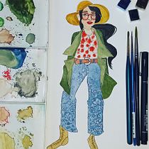 Mi Proyecto del curso: Ilustración y caracterización de personajes con acuarela. Un proyecto de Ilustración tradicional, Diseño de personajes, Pintura y Pintura a la acuarela de Vastih Bernardes - 29.09.2021