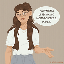 Meu projeto do curso: Ilustração de quadrinhos para redes sociais. Un projet de Illustration traditionnelle, B, e dessinée, Réseaux sociaux, Dessin, Illustration numérique, Instagram , et Dessin numérique de Paula Nosseis - 27.09.2021
