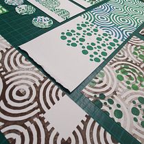 My project in Sketchbooking with Handmade Stamps course. Un proyecto de Pattern Design y Estampación de Gyounghee Lee - 28.09.2021