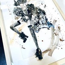 My project in Creative Fashion Illustration Techniques course. Un projet de Illustration traditionnelle, Collage , et Dessin artistique de Venie Tee - 28.09.2021