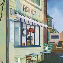 My project in Cinematic Digital Illustration with Photoshop course. Concept Art, Traditional illustration, and Digital Illustration project by Julia Gmaj - 09.29.2021