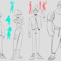 My project in Character Creation for Animation: Shapes, Color, and Expression course. Animation, Character Design, Character Animation, and Drawing project by Drazen Alain Ala - 09.30.2021