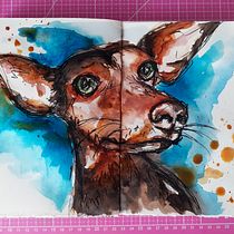 My project in Artistic Watercolor Sketching: Dare to Express Your Ideas course. Traditional illustration, Sketching, Creativit, Drawing, Watercolor Painting, and Sketchbook project by Diana Benczedi - 09.30.2021