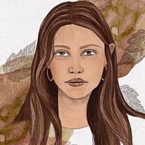 Mi Proyecto del curso: Retrato ilustrado con Procreate. Ilustração tradicional, Ilustração vetorial, Ilustração digital, e Desenho de retrato projeto de Mireia Lao Torner - 30.09.2021