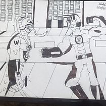 Mi Proyecto del curso: Ilustración para cómics: anatomía de un superhéroe. Ilustração tradicional, Design de personagens, Comic, Desenho a lápis, e Desenho anatômico projeto de Sebastián Salvador - 26.09.2021