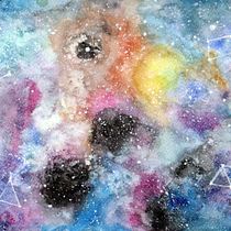 My project in Modern Watercolor Techniques Galaxy. Un progetto di Illustrazione tradizionale, Belle arti, Pittura e Pittura ad acquerello di Denis Netto - 30.09.2021