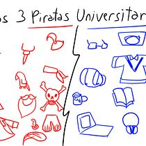 Mi Proyecto del curso: Los Cuatro Piratas Universitarios. Traditional illustration, Character Design, Digital Illustration, Children's Illustration, and Narrative project by yisusluneic567678 - 09.28.2021
