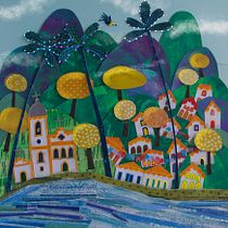 My project in Story Illustration with Paper course. Traditional illustration, Collage, Paper Craft, Children's Illustration, Creating with Kids, and Narrative project by Jill Pritchett - 09.24.2021