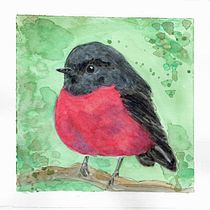 My project in Artistic Watercolor Techniques for Illustrating Birds course. Traditional illustration, Watercolor Painting, Realistic Drawing, and Naturalistic Illustration project by mcpaan - 10.01.2021
