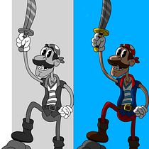 Mi Proyecto del curso: Diseño de personajes retro para animación. Projekt z dziedziny  Animacja, Animacje 2D i Projektowanie postaci 3D użytkownika Gabriel Callau - 01.10.2021