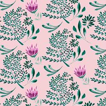 Mi Proyecto del curso: Diseño de estampados con la técnica del tresbolillo. Projekt z dziedziny Stemple, Pattern design, Trad, c i jna ilustracja użytkownika ckzamora - 01.10.2021