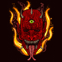 Projeto Final - Terceiro olho e Radioactive Dog. Traditional illustration, Vector Illustration, Poster Design, and Digital Illustration project by Dureid Leão - 09.30.2021
