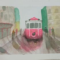 Mi Proyecto del curso: Paisajes urbanos en acuarela. Un progetto di Pittura ad acquerello, Belle arti e Illustrazione architettonica di Shirley Jasive Martínez Wong - 02.10.2021